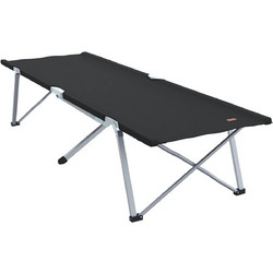 vidaXL Αναδιπλούμενο Κρεβάτι Κάμπινγκ Μαύρο 194 x 62,5 x 42,5 εκ