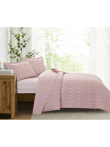 Liolios Home Veronica Κουβερλί Ροζ 160x240cm+50x70cm