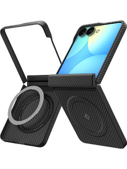 Spigen AirSkin Aramid MagFit Black (Samsung Galaxy Z Flip 8)