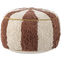Bloomingville MINI - Charoline Pouf, Brown, Cotton (82066162)