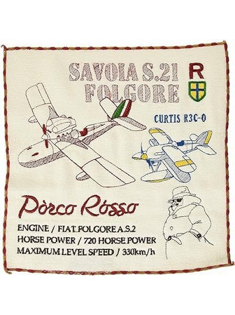 Studio Ghibli - Porco Rosso Mini Towel (25x25cm)