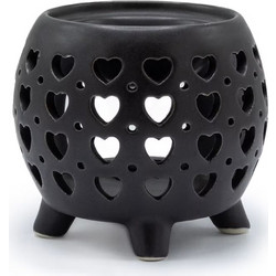 Multi Hearts Ceramic Matt Black Ancient Wisdom