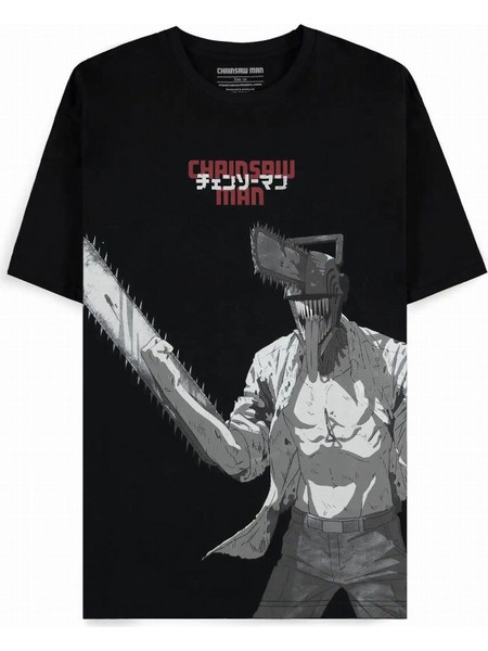 Chainsaw Man - Chainsaw Man Bloody Black T-Shirt