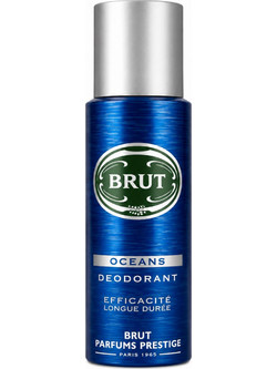 Brut Oceans Ανδρικό Αποσμητικό Spray 96h Χωρίς Αλουμίνιο 200ml