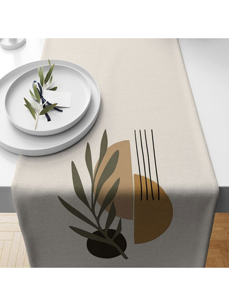 Runner Artrunmin 301NUV2110 Multi-Beige Aberto Design 40Χ135 Πολυέστερ