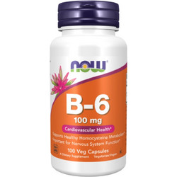 Now Foods Vitamin B-6 100mg 100 Κάψουλες