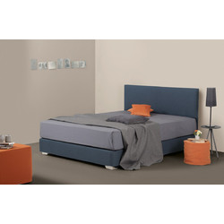 Linea Strom Ostria Κρεβάτι Υπέρδιπλο Υφασμάτινο 160x200cm