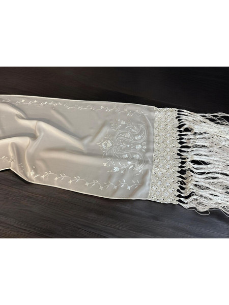 ΤΡΑΒΕΡΣΑ CREPE SILK ΜΕ ΚΕΝΤΗΜΑ ΧΕΙΡΟΣ AERIA 50χ150 LINEAHOME
