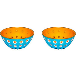 Guzzini Le Murrine 2 Bowl Set 12 cm Blue/Orange