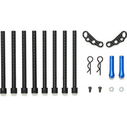 TA08 PRO REINFORCED REAR BODY MOUNT SET - TAMIYA 22085
