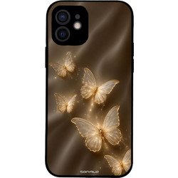 Sonique DIVA Series Θήκη Χρυσές Πεταλούδες (iPhone 12)