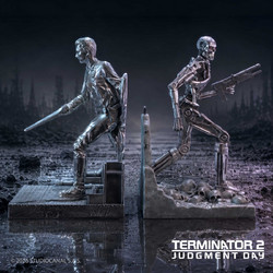 TERMINATOR - T-1000 vs T-800 - Bookend 18.5cm