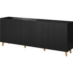 Cama Commode PAFOS 200x42x82 Black matt PAFOS KOM200 CZ