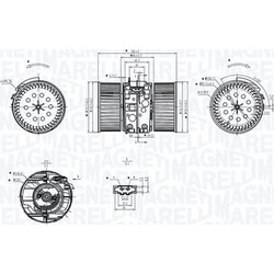 Magneti Marelli 069412748010 - ΒΕΝΤΙΛΑΤΕΡ ΕΣΩΤ.ΧΩΡΟΥ OPEL VIVARO B 2014-19. TALENTO 2016- NV300. TRAFIC III