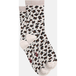 DPAM παιδικές κάλτσες για κορίτσια Glitter Leopard - 380640 Μπεζ