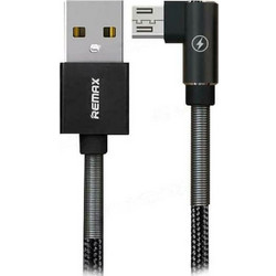 Καλώδιο Φόρτισης και Μεταφοράς Δεδομένων USB σε Micro USB 2.4A 1m Remax RC-119M