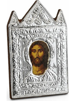 Ασημένια, χειροποίητη εικόνα με τον Χριστό, silverline,RLG101/ΚΛΑΣΙΚΟ - ΑΣΗΜΙ - ΑΣΠΡΟ - RLG101