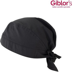 Μπαντάνα Σεφ Marte Μαύρη One Size Μαύρο Giblor's