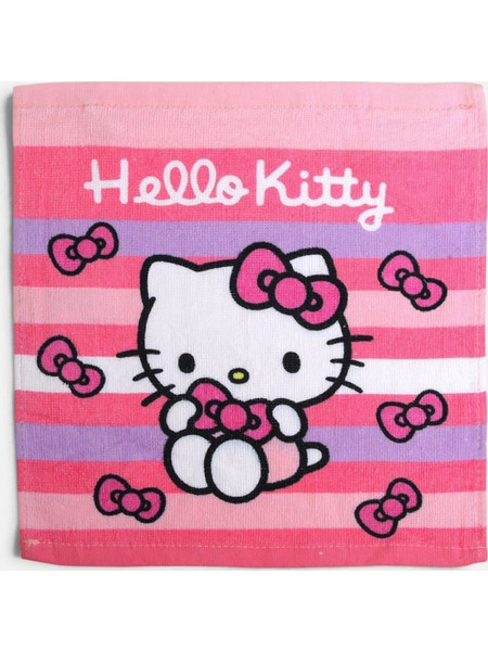 Πανάκι Βαμβακερό Βρεφικό για Κορίτσι Ροζ Hello Kitty 30x30cm