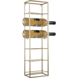 Κάβα Ποτών 6 Θέσεων PT4089GD 18x11,5x66cm Gold Present Time Μέταλλο