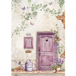 Stamperia Ριζόχαρτο Decoupage A4 (21X29,7cm) Lavender Door