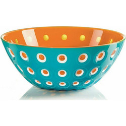 Guzzini Le Murrine Bowl 25 cm Blue/Orange