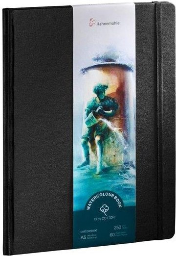 Hahnemuhle Σκληρόδετο Watercolour Book 100% Cotton A5 (14,8x21cm) Portait 250g Cold Pressed 30 φύλλων