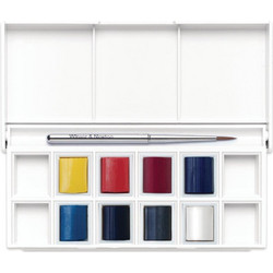 Winsor & Newton Cotman Skyscape Σετ Νερομπογιές με Πινέλο 8 Χρώματα Y0390672