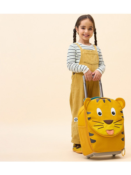 Affenzahn Timmy Tiger Παιδική Βαλίτσα Καμπίνας 40x30x16.5cm με 2 Ρόδες Κίτρινη