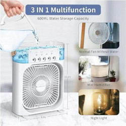Ηλεκτρικός ανεμιστήρας Mini USB Type-C, 5 ταχύτητες, αθόρυβη λειτουργία, φορητός σχεδιασμός με ρυθμιζόμενη ροή αέρα