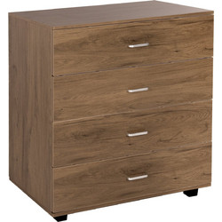 Homemarkt ΣΥΡΤΑΡΙΕΡΑ ΜΕ 4 ΣΥΡΤΑΡΙΑ THORG HM8996.05 ΜΕΛΑΜΙΝΗ ΣΕ ΦΥΣΙΚΟ ΞΥΛΟΥ 80x40x83Υεκ