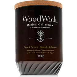 WoodWick ReNew Collection Tomato Leaf & Basil Αρωματικό κερί 368 gr τύπος Incense & Myrrh