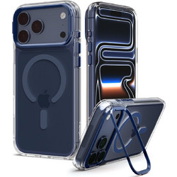 Spigen Ultra Hybrid Optik S MagSafe Θήκη iPhone 18 Pro / 17 Pro Clear / Deep Blue (ACS11922)