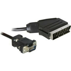 DeLock Scart male - VGA male 2m (65028)