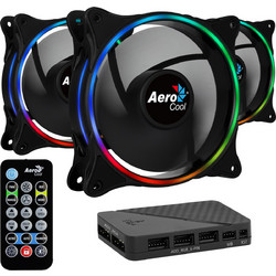 Aerocool Eclipse 12 Pro Case Fan 120mm RGB με Σύνδεση 6-Pin 3τμχ