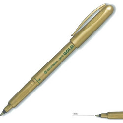 Centropen μαρκαδόρος ανεξίτηλος χρυσός 1mm