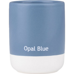 Estia ESTIA ΠΟΤΗΡΑΚΙ ΜΠΑΝΙΟΥ TONE LAB ΚΕΡΑΜΙΚΟ OPAL BLUE