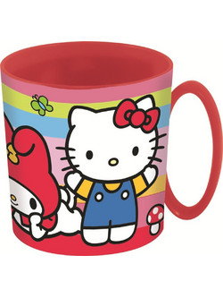Hello Kitty And friends Παιδική πλαστική κούπα για μικροκύματα 390 ml