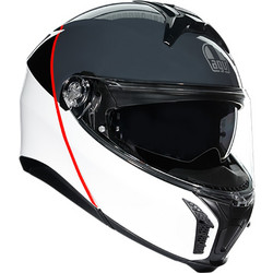 AGV Tourmodular Balance White / Grey / Red Κράνος Μηχανής Flip-Up 1600gr