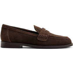 Καφέ loafer καστόρι GENOA