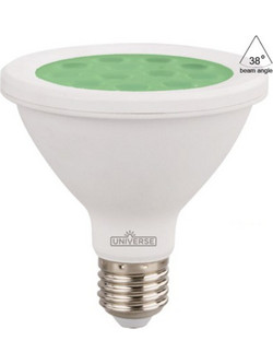 ΛΑΜΠΑ LED SMD PAR38 16W E27 ΠΡΑΣΙΝΗ 220-240V 1000lm 38 IP65 UNIVERSE
