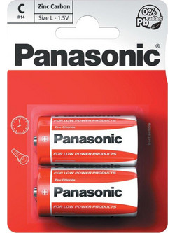 Panasonic Zinc Carbon LR14 C 2τμχ