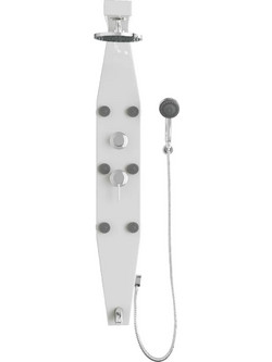 Sanitec A802 - Στήλη Υδρομασάζ 3 Εξόδων 00.White A-802-00