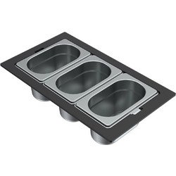 Elleci Sintesi Frame On 1/9 KF013100 Inox - Μπολ Gastronorm Νεροχύτη