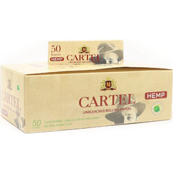 CARTEL HEMP UNBLEACHED ΑΚΑΤΕΡΓΑΣΤΟ 50 ΧΑΡΤΑΚΙΑ ΣΤΡΙΦΤΟΥ (ΚΟΥΤΙ 50 ΤΕΜ) 3800223917744