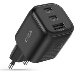 Tech-Protect NCA100W Φορτιστής χωρίς Καλώδιο με Θύρα USB-A & 2 Θύρες USB-C 100W Quick Charge 3.0 & Power Delivery Black