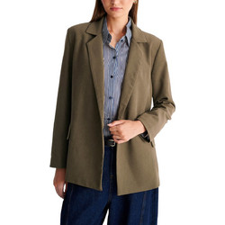 Ale Γυναικείο Σακάκι Oversized Λαδί 8924183-OLIVE