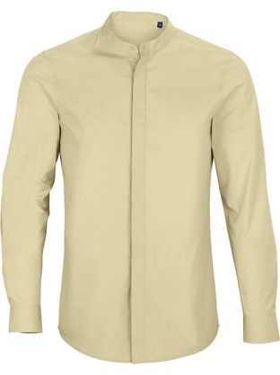 Ανδρικό πουκάμισο με γιακά μάο Bart Men - 03792 Neoblu Beige