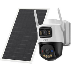 Imou AOV Dual Kit 5MP 4G & WLAN Εξωτερική Κάμερα Παρακολούθησης με Διπλό Φακό, Ηλιακό Πάνελ και Κάρτα SD