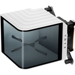 K TRYX Panorama CPU Waterblock AMOLED οθόνη, Λευκό, για Intel & AMD sockets (115x / 1200 / 1851 / AM4 / AM5)